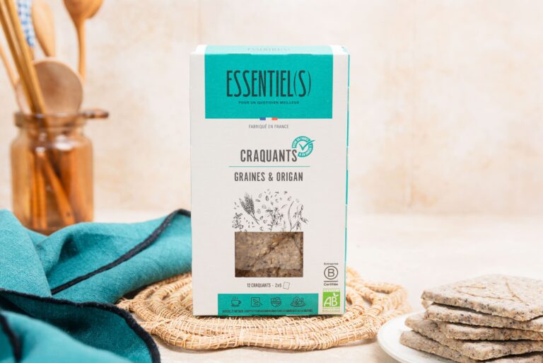 Essentiel Crackers Graines origan 2025